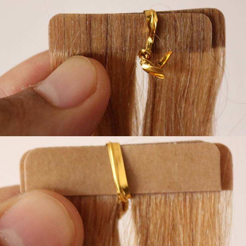 Remy Hair Extension Adhesive Tape Hair Extension Straight 8# color