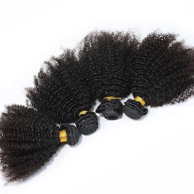 Afro Kinky Curly Brazilian Hair 1 Pcs Brazilian Hair Weave Bundles 8A Hair Products Curly Human Hair Extensions