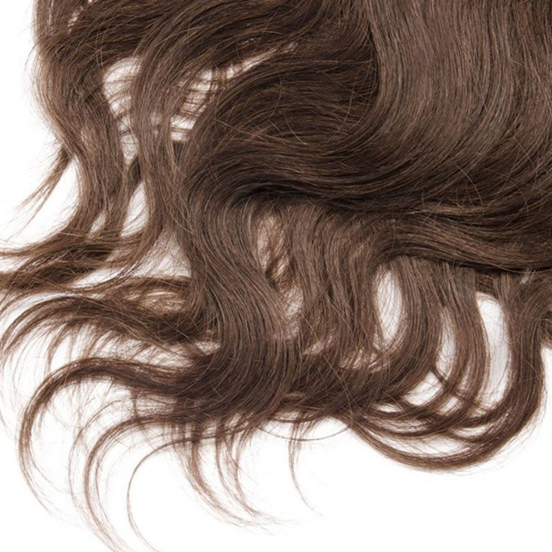 Natural Black 70g 7pcs Clip in Hair Extension Body Wave 4# Dark Brown