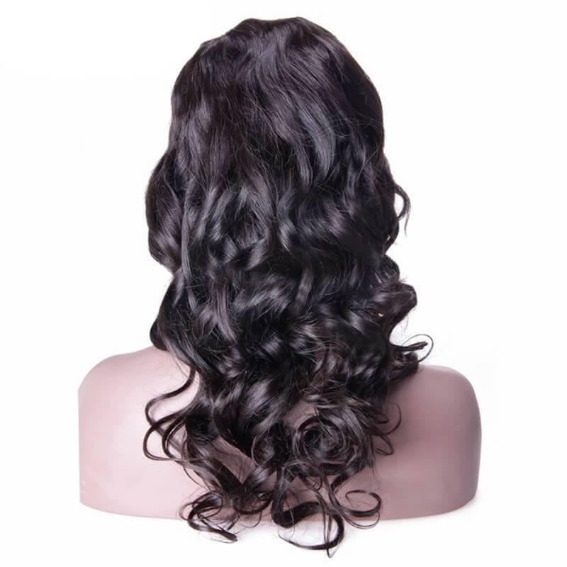 Affordable U Part Wigs Loose Wavy Brazilian Virgin Human Hair U Part Wigs 8-24 in stock