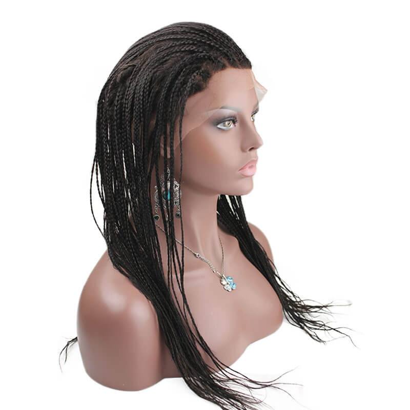 Braided Lace Wigs 100 Human Hair Lace Front Full Lace Braided Wigs for Women