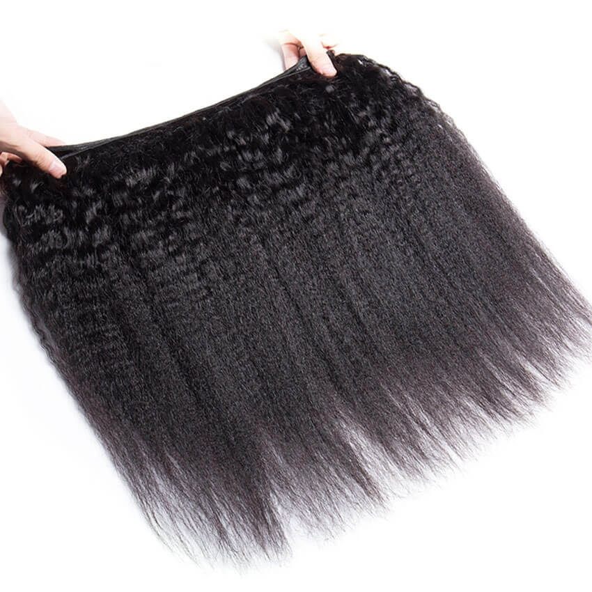 Kinky Straight 1 pcs Bundle Brazalian Virgin Hair Straight Hair Extension Human Hair