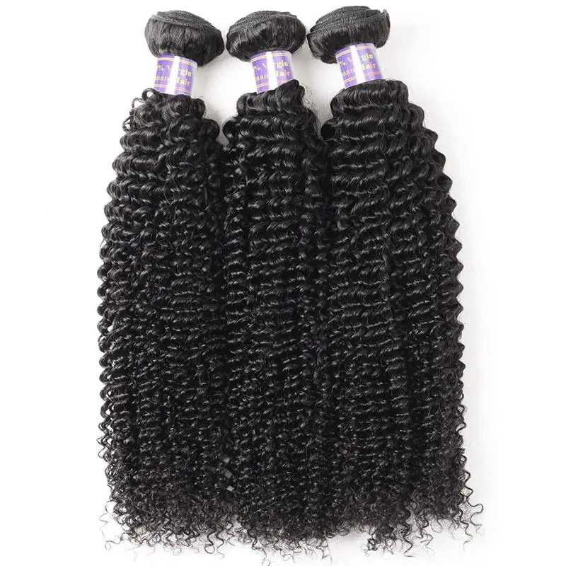 Eseewigs Hair Peruvian Curly Wave 3 Bundles Virgin Human Hair