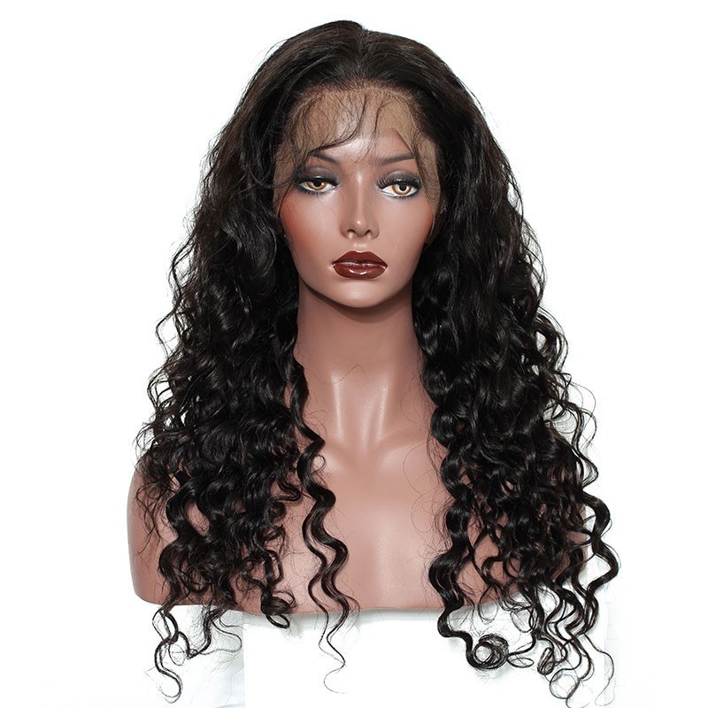 300% High Density Glueless Loose Wave  Wigs Human Hair with Baby Hair for Black Women Natural Hair Line