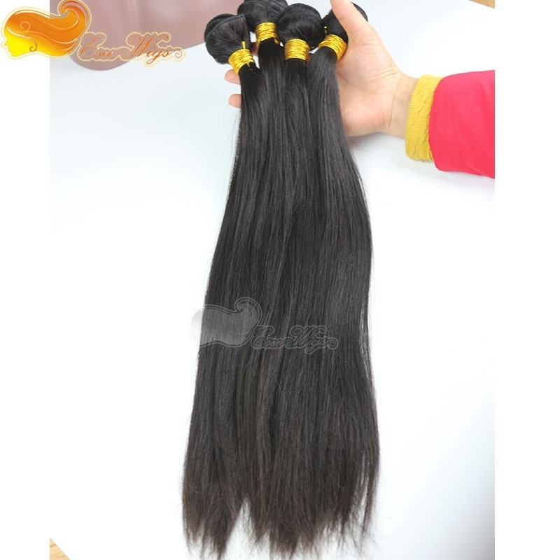 4pcs lot Hair Bundles 100% Brazilian Straight Virgin Unprocessed Hair Weft 100g/pc