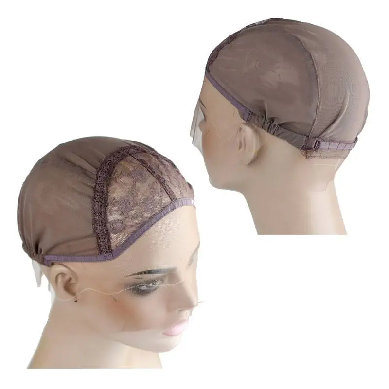 Swiss Lace For Wig Making  Top Grade Lace Front Wig Cap For Making Wigs Adjustable Strap With Lace At Nape In Stock