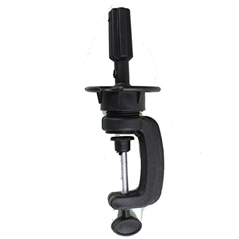 Black Wig Stand Clamp Manikin Head Wig Holder Clamp for Wig Head