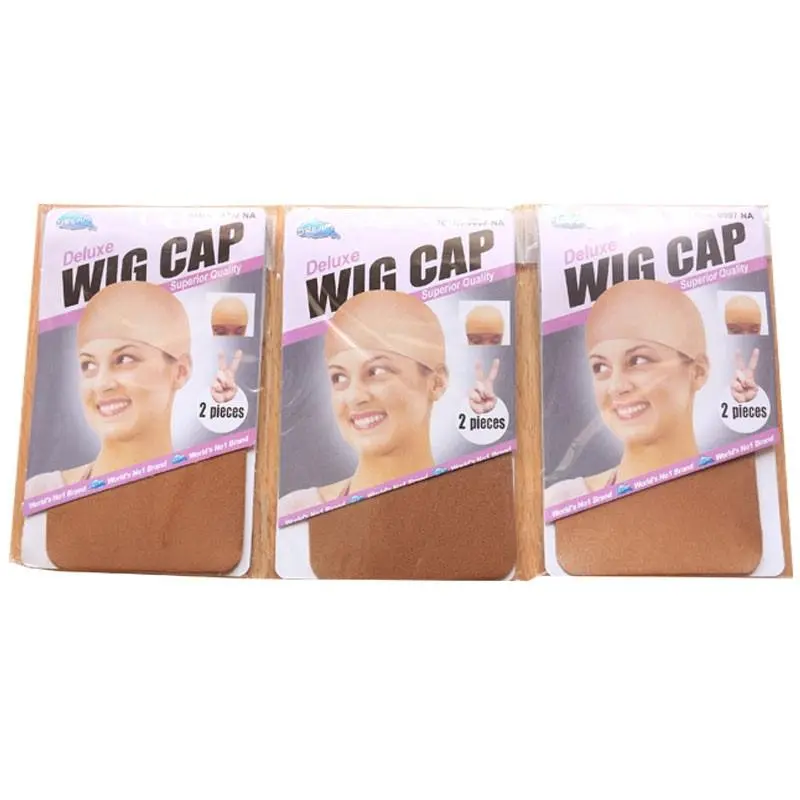 12bags (24pcs) Deluxe wig cap hairnets FOR WIG WEARERS Superior quality, brown , Beige, Black color in stock .