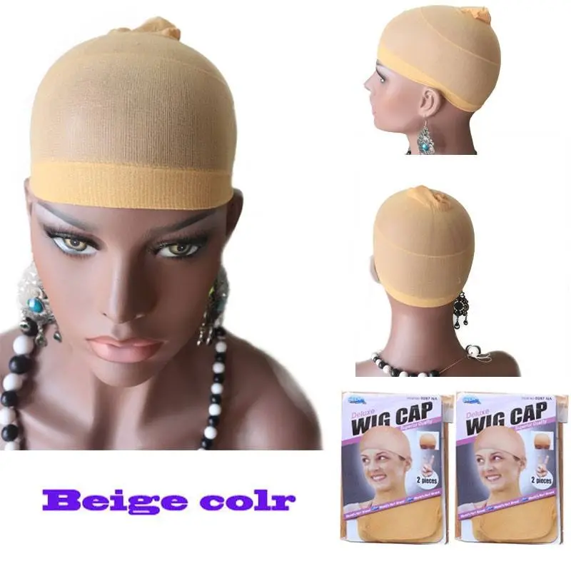 12bags (24pcs) Deluxe wig cap hairnets FOR WIG WEARERS Superior quality, brown , Beige, Black color in stock .