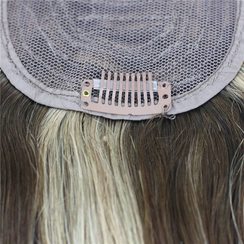 100% Human Hair Bangs Extensions Straight  European Hair Machine Weft with Combs Hair bangs Clip-in Full Fringe 6-8inch