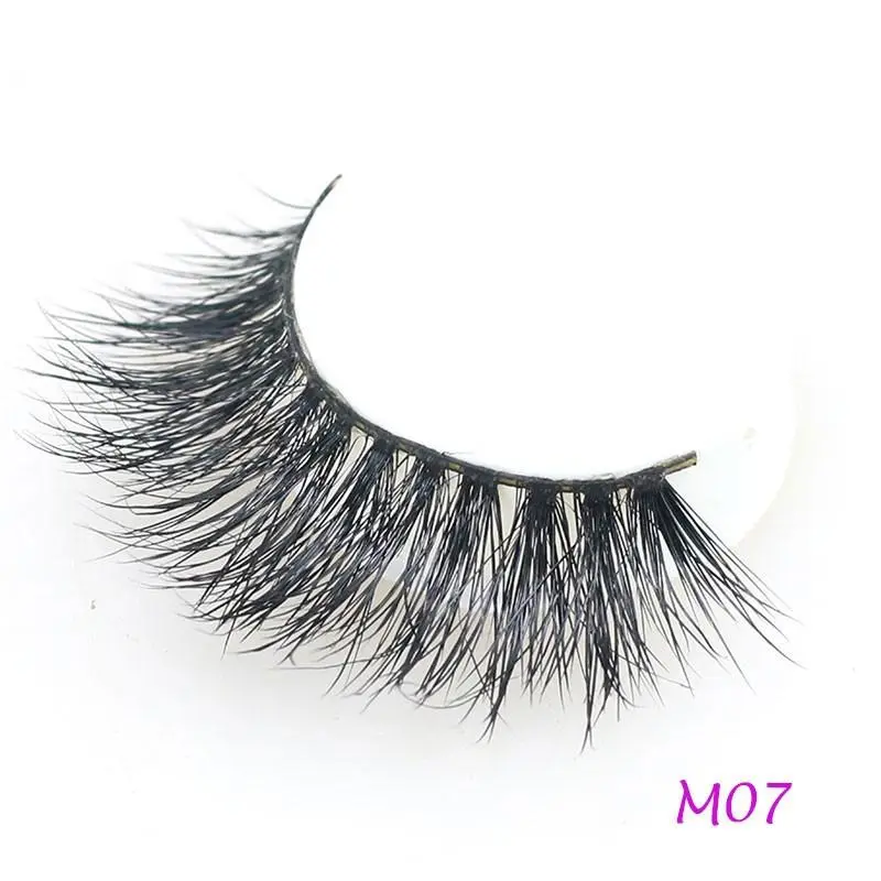 3D Mink Eyelashes 1 Pair 2 pcs More Natural Hand Make Lashes Eyelash Magnetic Eyelashes