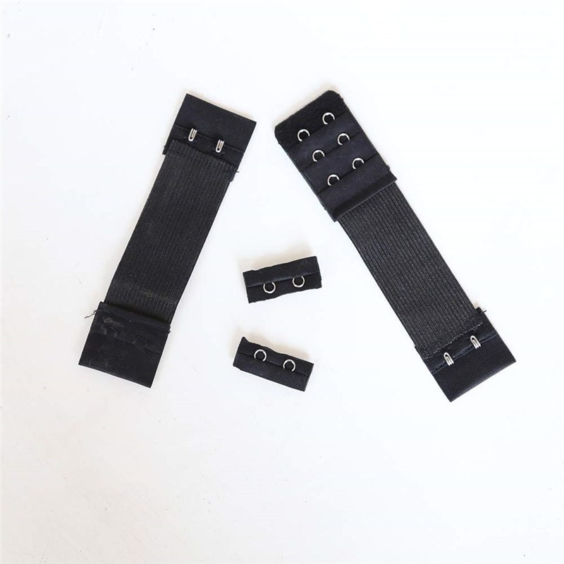 Adjustable Elastic Band with Hooks for Wigs/Lace Closure/Lace Frontal Sewing Band Black