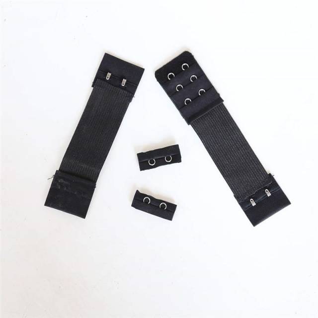 Adjustable Elastic Band with Hooks for Wigs/Lace Closure/Lace Frontal Sewing Band Black