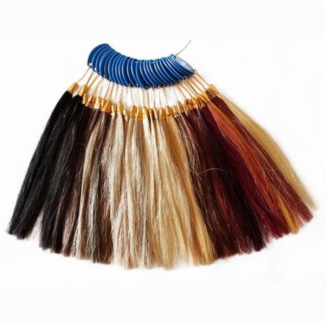 100 human hair color ring color chart for human hair extensions and salon