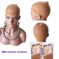 12bags (24pcs) Wig Cap Hairnets For Wig Wearers Superior Quality Brown Beige  Black Color In Stock 