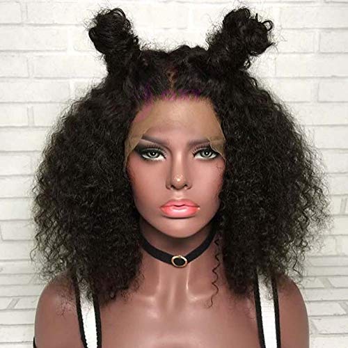 Afro Kinky Curly Lace Front Wig 100% Human Hair Wigs For Women With Full Lace Wig 130% Density