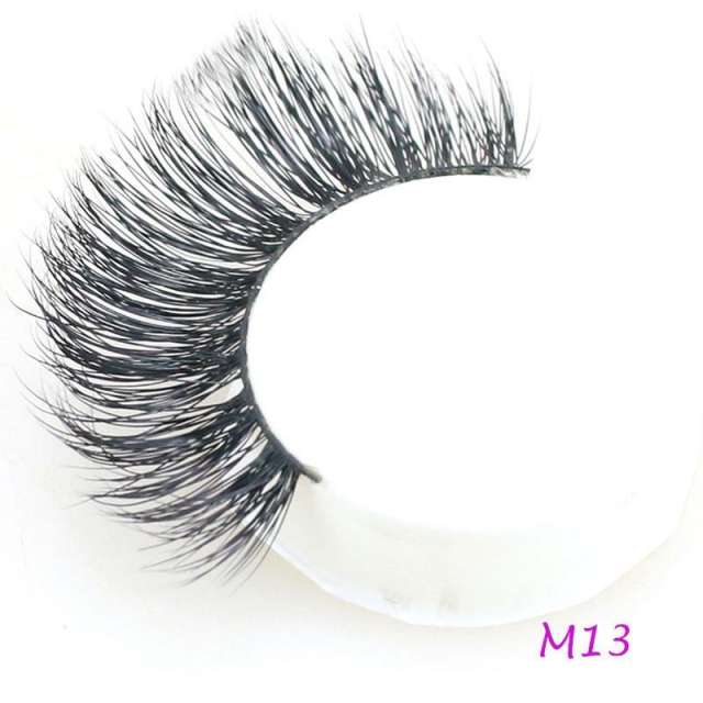 3D Mink Eyelashes 1 Pair 2 pcs More Natural Hand Make Lashes Eyelash Magnetic Eyelashed