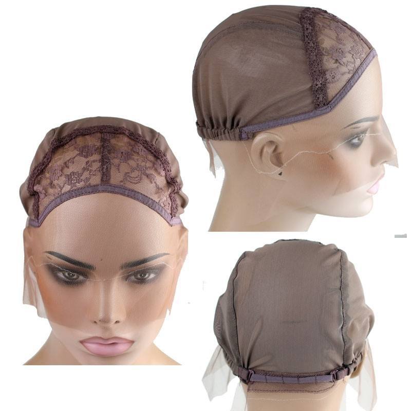Swiss Lace For Wig Making  Top Grade Lace Front Wig Cap For Making Wigs Adjustable Strap With Lace At Nape In Stock