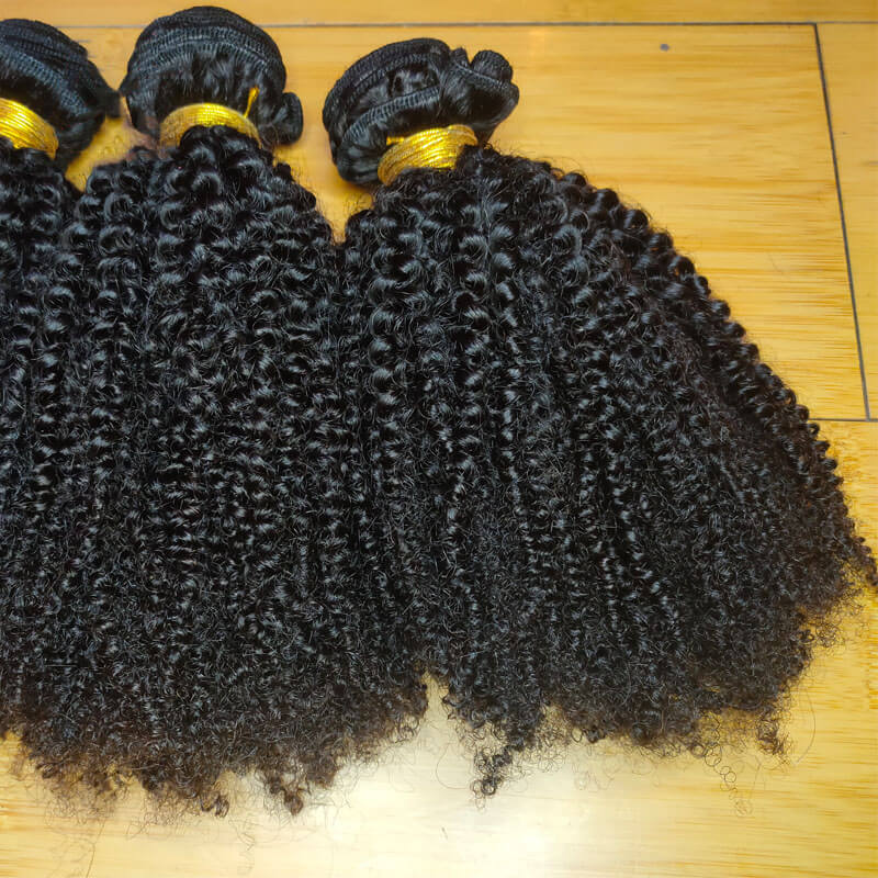 Selling Mongolian Virgin Afro Kinky Human Hair Weave Bundles, 100% Mongolian 4b4c Afro Kinky Hair Extensions