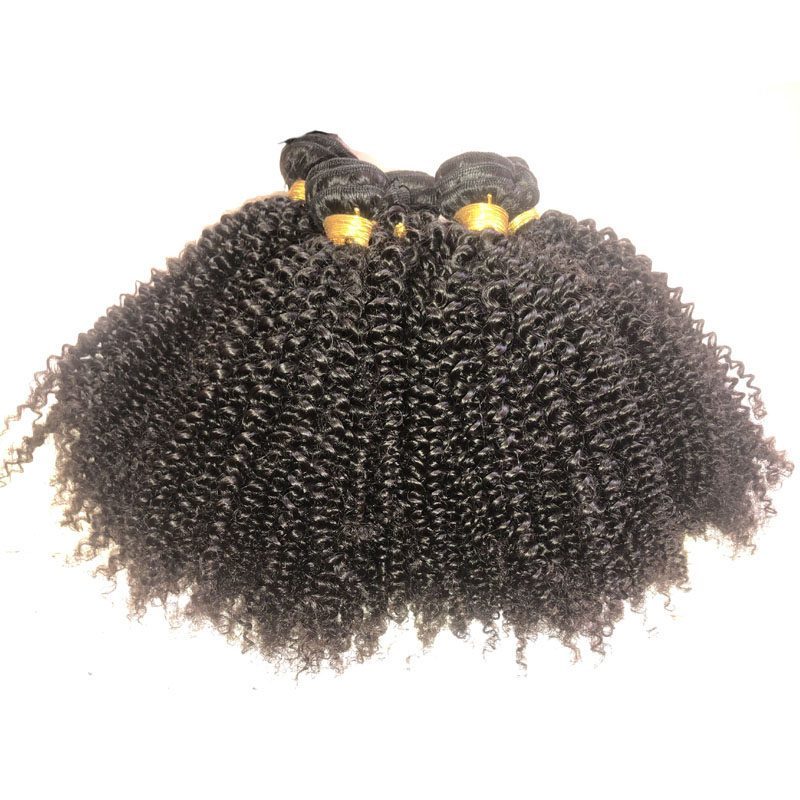 Wholesale Best Quality 12A Human Hair Extensions Sale 100%  Raw Unprocessed Human Virgin Mongolian 3C4A Kinky Curly Hair