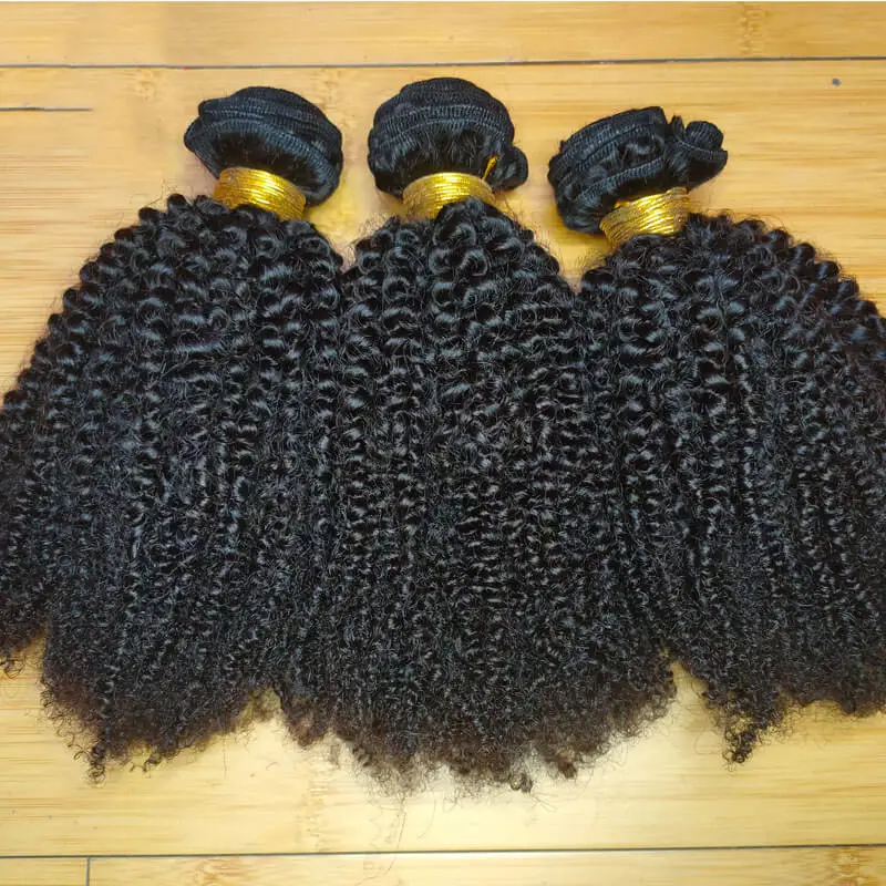 Selling Mongolian Virgin Afro Kinky Human Hair Weave Bundles, 100% Mongolian 4b4c Afro Kinky Hair Extensions