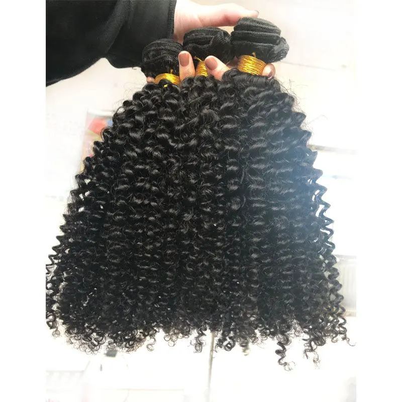 Grade 12A Mongolian Virign Hair 3B3C Afro Kinky Hair Best Quality Kinky Curly 100% Human Hair Extensions For Black Women