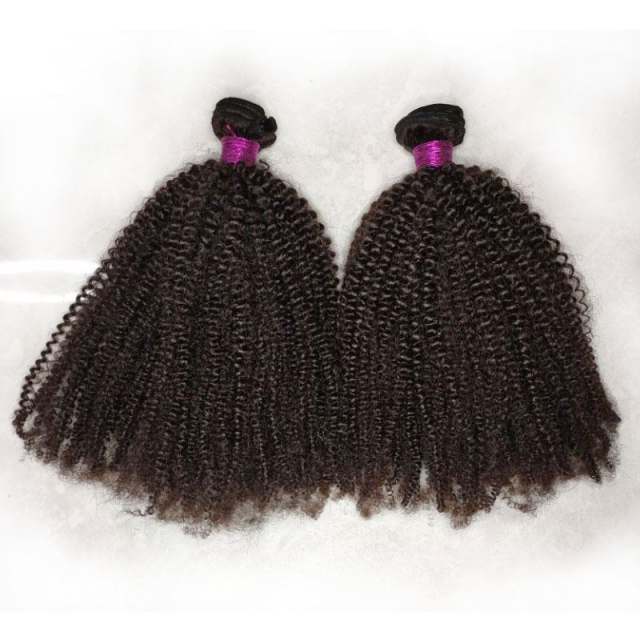 New Arrival Human Hair Weave Bundles Top Grade Mongolian Kinky Curly 4B4C Virgin Double Drawn Hair 8-30 Inch