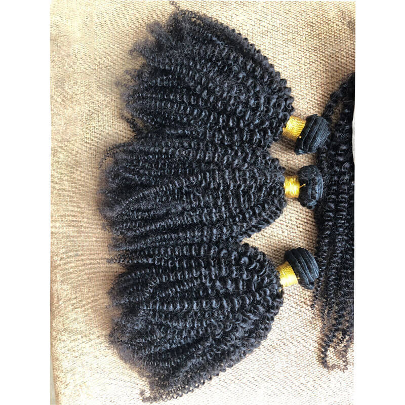 Top Grade 12A Virgin Mongolian Afro Kinky Curly Hair Unprocessed Virgin 4a4B Afro Kinky Curly Hair Extensions Weave