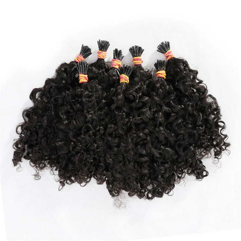 Wholesale Remy Hair Vendor Micro Links 100 Indian I Tip Human Hair Extensions