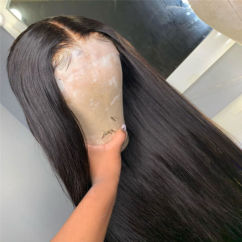 13x6 Lace Wigs 28 30 Inch Silk Straight Human Hair Lace Frontal Wig T Part Remy Brazilian Bone Straight 13x4 Lace Front Human Hair Wigs