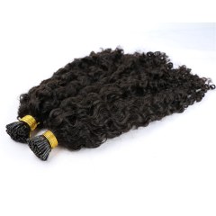 Raw Burmese Kinky Curly Comb Real Raw Remy Cuticle Aligned Wholesale I Tip Hair Extensions Wholesale