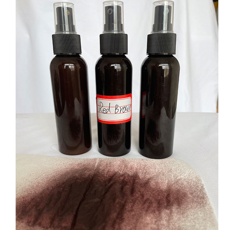Wholesale Lace Tint Spray for wigs100ml Dark Brown Middle Brown Light Brown Tint Lace Spray For Closure Frontal Private Label