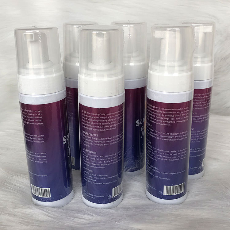 Private Label Hair Rich Foam Styling Strong Hold Hair Foam Mousse