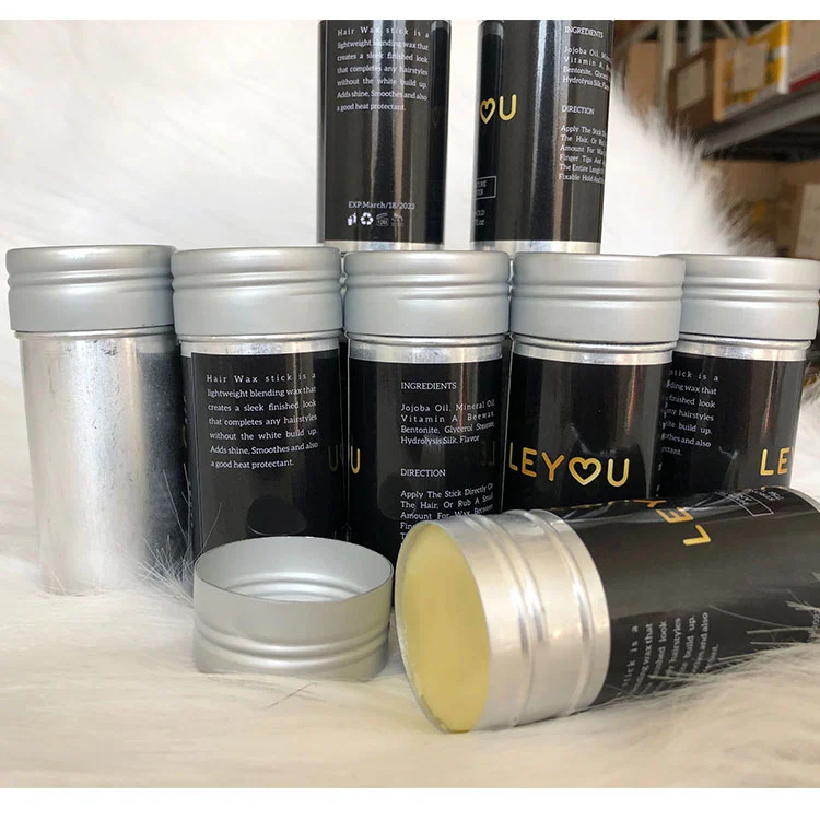 75g 2.7FL.Oz hair wax stick Private logo custom hair edge control wax stick for hair
