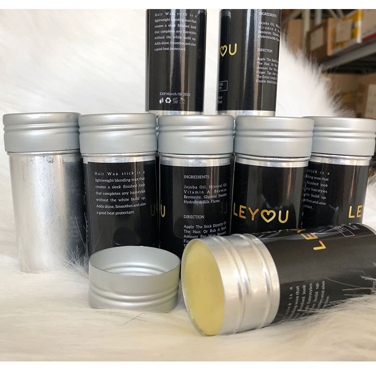 75g 2.7FL.Oz hair wax stick Private logo custom hair edge control wax stick for hair