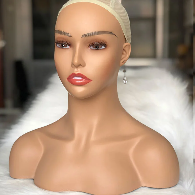 Mannequin Head with Shoulder for wig Mannequin Head