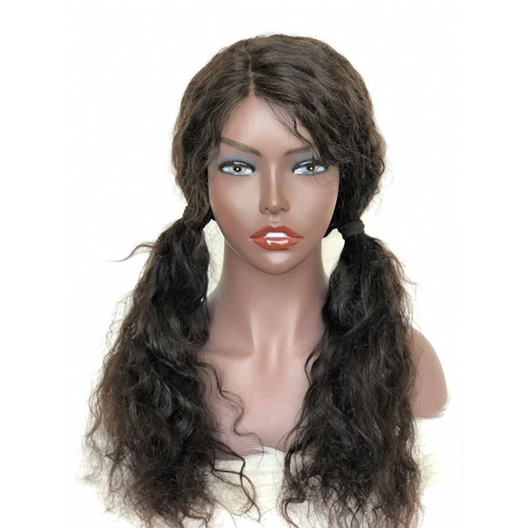 nunify maniquin head with shoulders chest eyelashes ear holes one pari free earring dark brown beige mannequin head wig tools