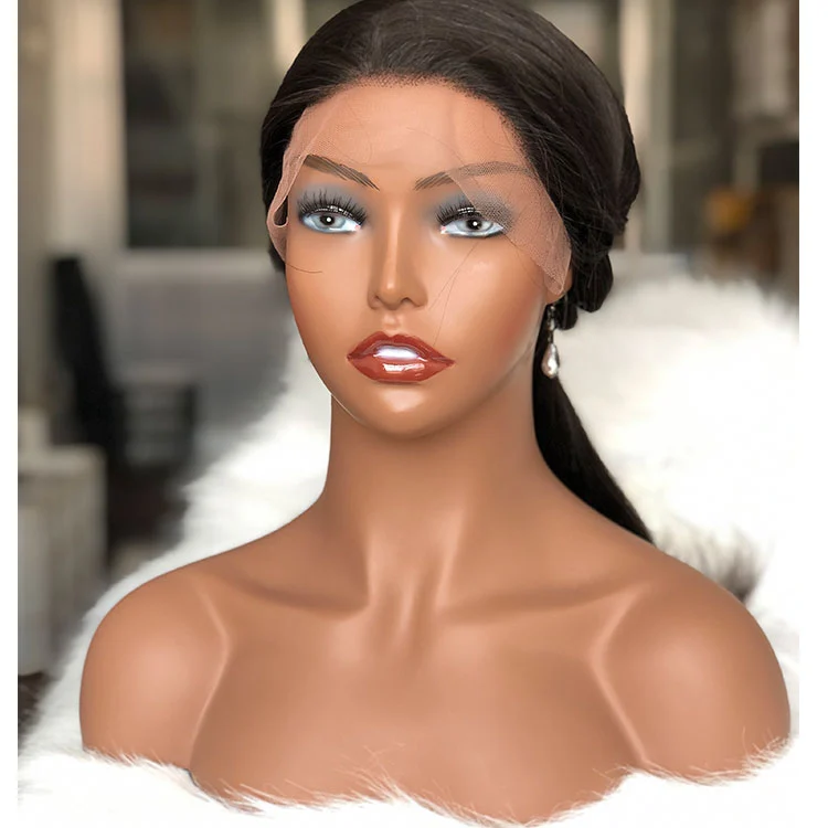 ption About this item This mannequin head is perfect to display your hair wigs, hats, scarfs, headphones, earrings