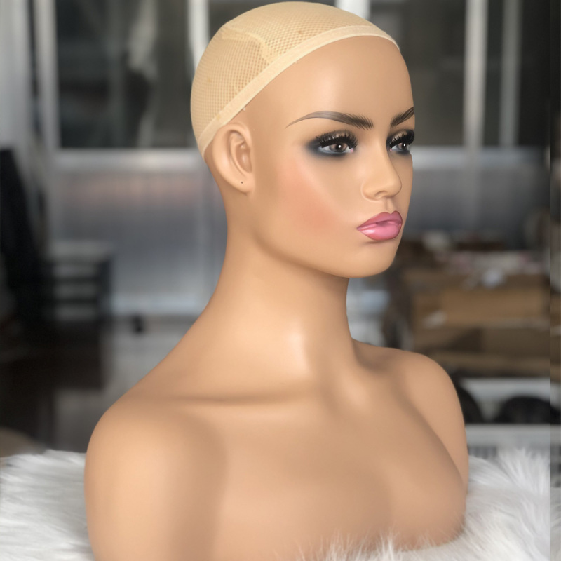 Ship From US! Mannequin Human Hair Wig Stand Mannequin Head Mannequin Head With Shoulders