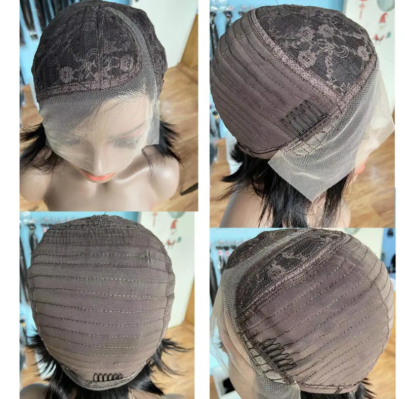 Short Curly Human Hair Wigs For Black Women Bob Wigs Deep Water Wave J Part Lace Front Wigs Human Hair Curly Wigs For Women