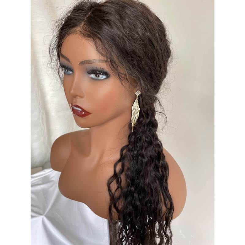 Realistic Female PVC Mannequin Head With Face and Shoulders Display Manikin Head Bust for Wigs,Makeup,Hats,Sunglasses Beauty Accessories