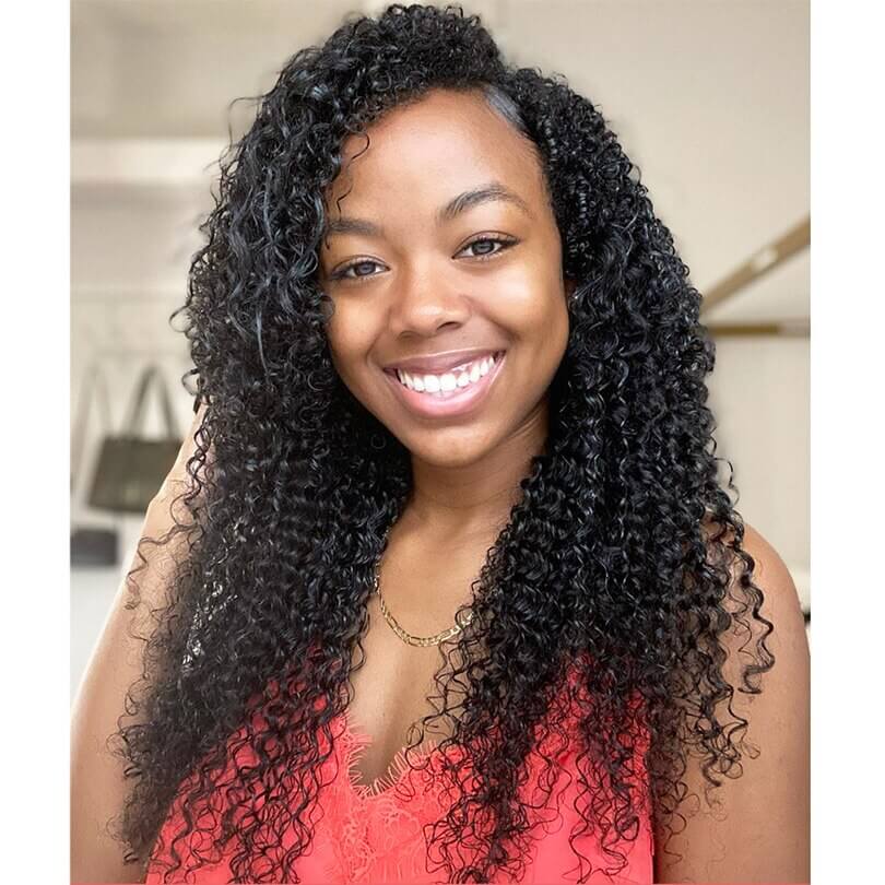 Hair Extensions Kinky Curly Tape In Human Skin Weft Adhesive Invisible Brazilian Natural Black Hair