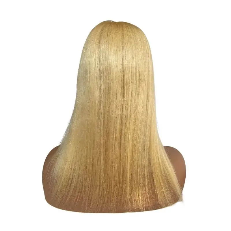 Silk Base 12x13cm Skin Topper Real Human Hair Women Toupee 4 Clips In Hair Topper Virgin Hairpiece 27/613# Color