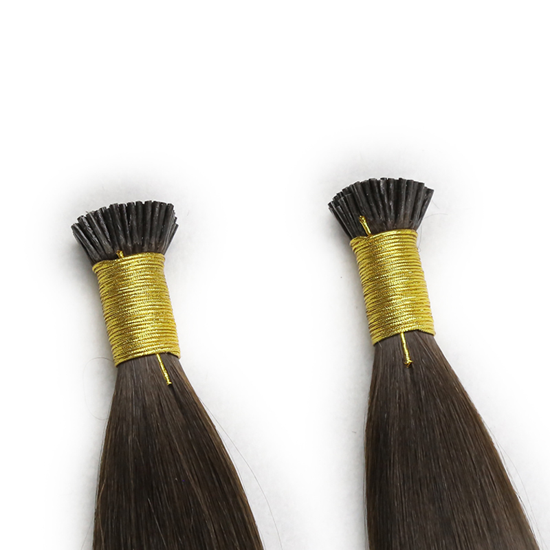 2#Color 15A I-tip Hiair Extrnsion Luxury Hair Brazilian Bone Straight Virgin Human Hair Extension