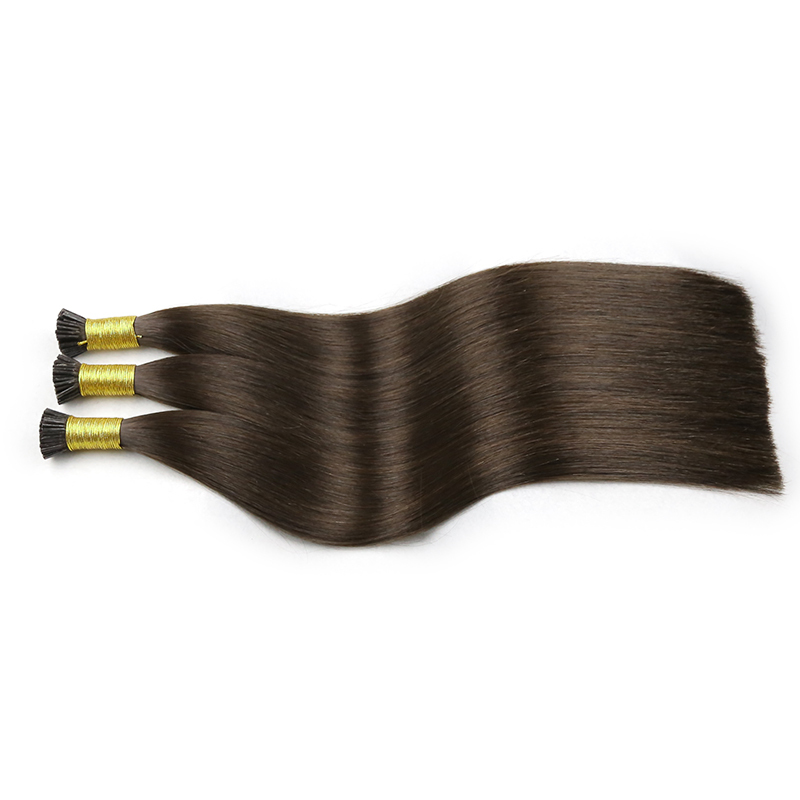 2#Color 15A I-tip Hiair Extrnsion Luxury Hair Brazilian Bone Straight Virgin Human Hair Extension