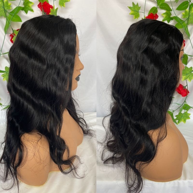 Body Wave Wig U Part Wigs  Real Human Hair unprocessed Malaysia Virgin Human Hair