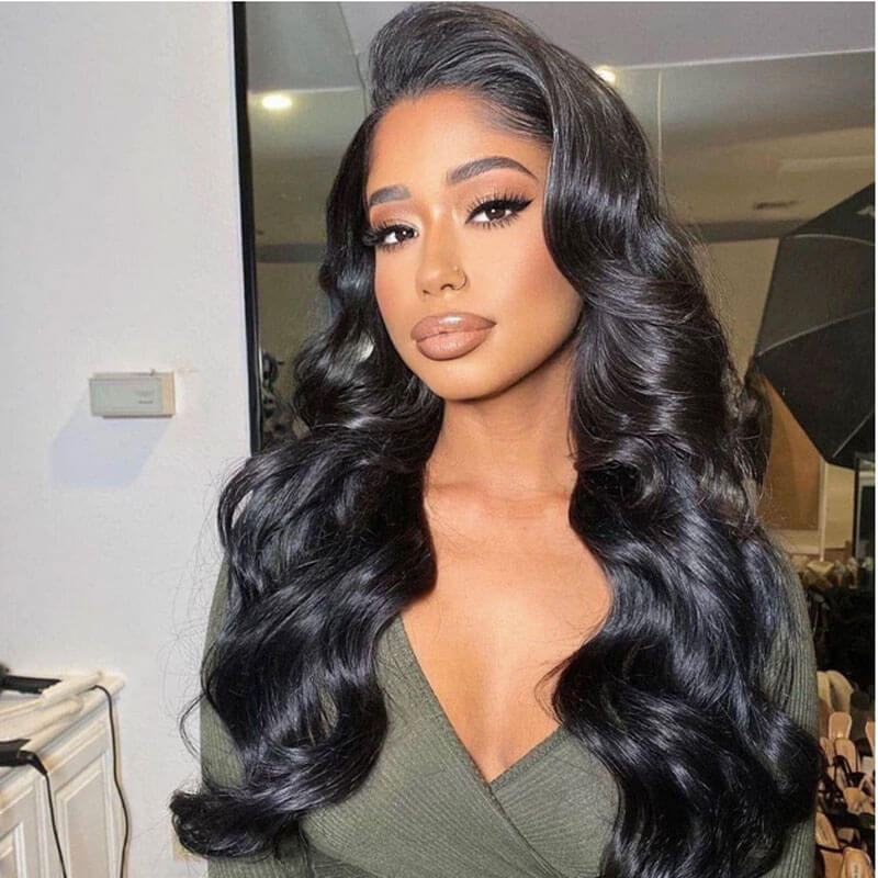 Body Wave Wig U Part Wigs  Real Human Hair unprocessed Malaysia Virgin Human Hair
