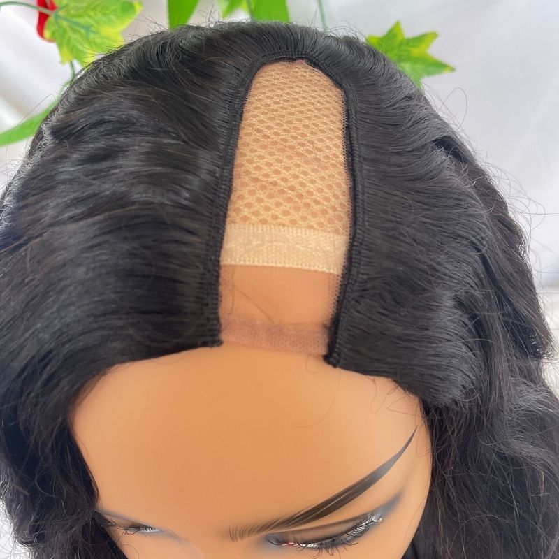 Body Wave Wig U Part Wigs  Real Human Hair unprocessed Malaysia Virgin Human Hair