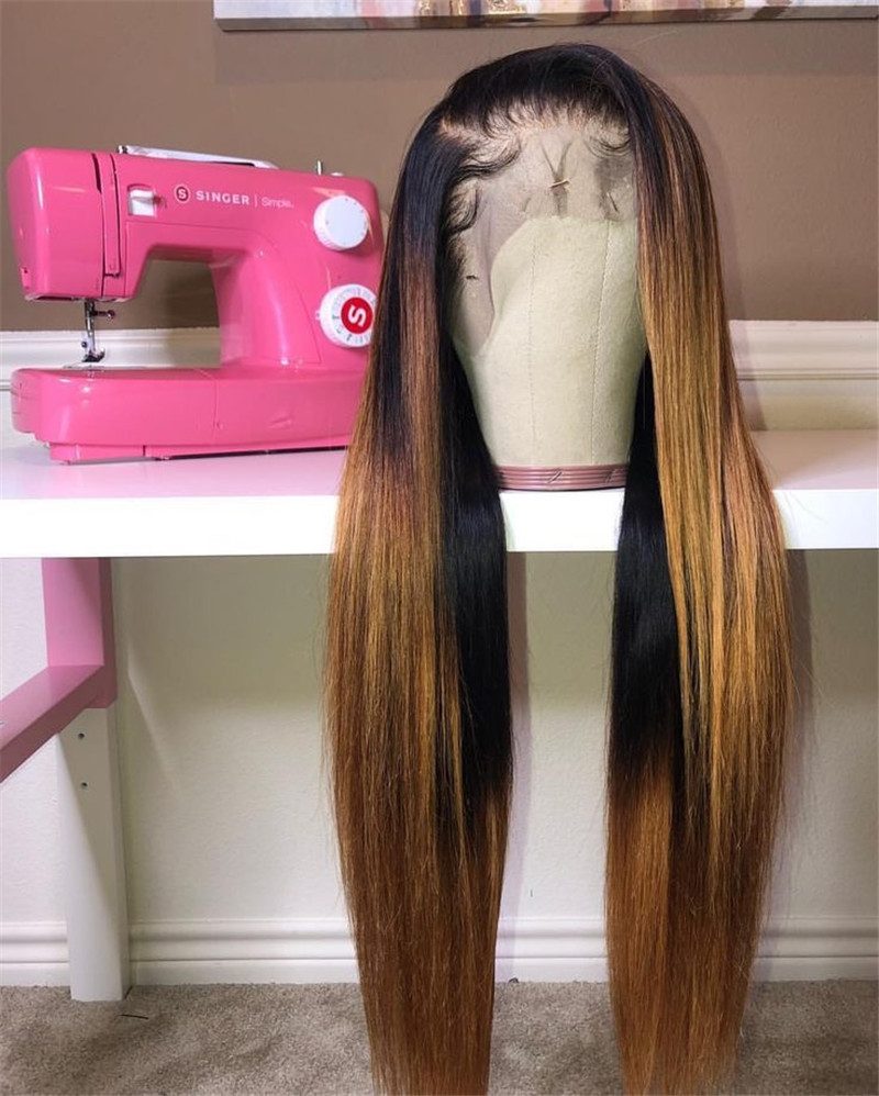 Human Virgin Hair Pre Plucked Lace Front Wig