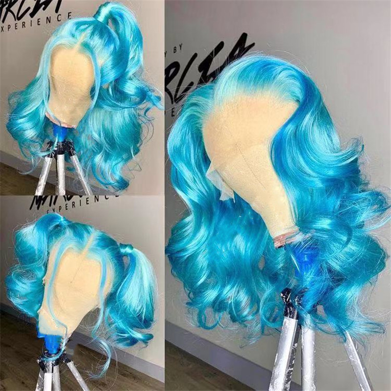 Human Virgin Hair Pre Plucked Ombre Lace Front Wig And 13x4x1 T Part Lace Front wig For Black Woman-d36fa0